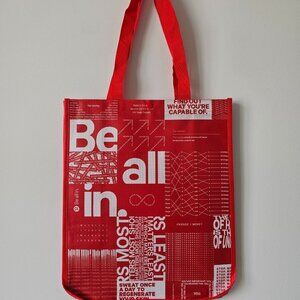 4 x New LULULEMON Red BE ALL IN Reusable Shopping Bags Large